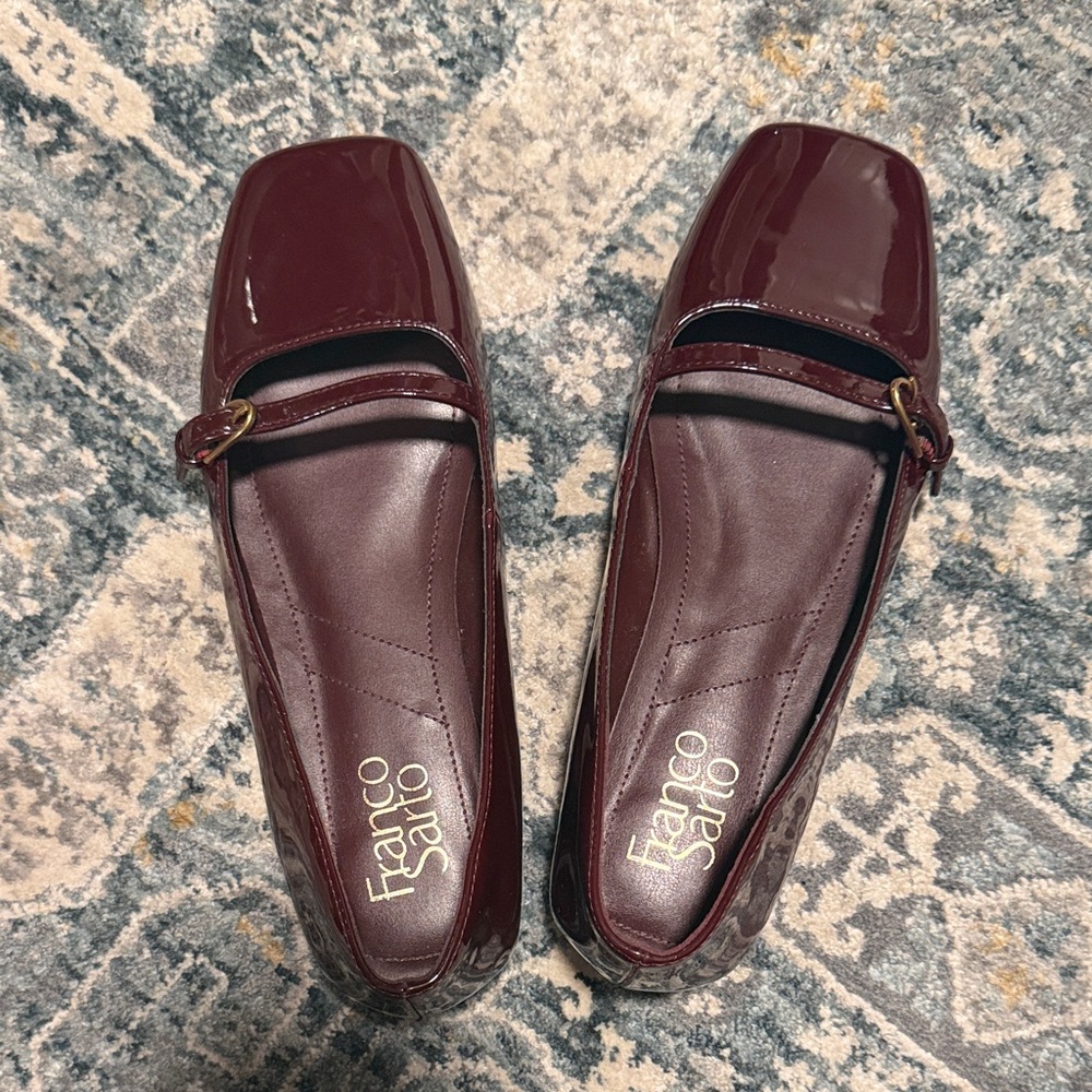 Franco Sarto Red Flats